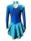 cheap Ice Skating Dresses , Pants &amp; Jackets-Figure Skating Dress Women&#039;s Girls&#039; Ice Skating Dress Outfits Velvet High Elasticity Training Practice Professional Skating Wear Handmade Bowknot Long Sleeve Ice Skating Figure Skating / Rhinestone