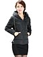 cheap Women&#039;s Outerwear-Winter Padded Parka Solid Colored Others Cotton Long Sleeve White / Black / Yellow