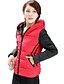 cheap Women&#039;s Outerwear-Winter Padded Parka Solid Colored Others Cotton Long Sleeve White / Black / Yellow