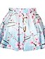 preiswerte Damenröcke-PinkQueen® Women&#039;s Spandex  Peach Blossom Printed Pleated Skirt