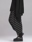 billige Bukser til kvinner-QLZW®Women&#039;s Stripe Crane Fork Harem Pants