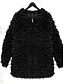 abordables Abrigos de pieles y de piel sintético de mujer-Women’s Maomao Long Big Yards In The Wool Imitation Fur Outerwear