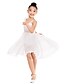 cheap Kids&#039; Dancewear-Ballroom Dance Sequin Ruffles Women&#039;s Training Sleeveless Natural Spandex Sequined / Ballet / Performance