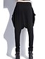 abordables Pantalons Femme-Femme Rétro Mignon Taille Basse Micro-élastique Sarouel Ample Pantalon, Coton Hiver Printemps Automne