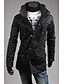 cheap Men&#039;s Outerwear-Men&#039;s Hoodie Slim Drawstring Waist Jacket