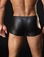 baratos Roupa Interior &amp; Meias para Homem-Homens Cuecas boxer Sólido Cintura Média Preto S M L