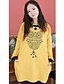 cheap Maternity Tops-Women&#039;s Maternity Solid Colored Blouse Vintage Yellow / Pink / Gray / Cute / Long