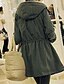 levne Dámské kabáty-dámská berber fleece bavlna kabát