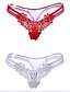 cheap Panties-Women&#039;s Solid C-strings Panties Thin,Nylon Black Fuchsia Red Blue Pink