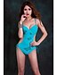 cheap Women&#039;s Swimwear &amp; Bikinis-Women&#039;s Solid Cutouts Black Green Monokini Swimwear - Solid Colored M L XL Black