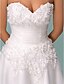 cheap Wedding Dresses-Reception Wedding Dresses A-Line Sweetheart Strapless Knee Length Satin Bridal Gowns With Ruched Flower 2024