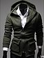 ieftine Pulovere &amp; Hanorace Bărbați-Men&#039;s Fashion Slim Zipper Hoodie Coat