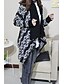 cheap Women&#039;s Outerwear-All Match Check Casual Coat