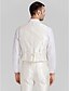 رخيصةأون بدلات سهرة-البوليستر الأبيض مصممة تناسب لمدة ثلاثة قطعة ملابس السهرة للرجال