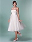 cheap Wedding Dresses-Hall Wedding Dresses A-Line Halter Neck Regular Straps Knee Length Satin Bridal Gowns With Bowknot Sash / Ribbon 2024