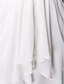 levne Svatební šaty-Pouzdrové Svatební šaty Srdcový výstřih Na zem Šifón Bez rukávů s Květiny Křížení 2022