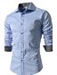 cheap Men&#039;s Tops-Men&#039;s Chic &amp; Modern Shirt - Solid Colored, Formal Style