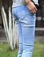 cheap Women&#039;s Bottoms-Women&#039;s Classic &amp; Timeless Cotton Skinny / Pants / Leggings Pants - Solid Colored / Solid Color Classic Style Blue / Jeans