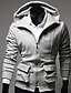 ieftine Pulovere &amp; Hanorace Bărbați-Men&#039;s Fashion Slim Zipper Hoodie Coat