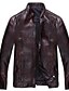 cheap Men&#039;s Outerwear-Men&#039;s Classic &amp; Timeless Leather Jacket-Solid Colored Solid Color,Pure Color