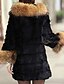cheap Women&#039;s Fur &amp; Faux Fur Coats-Women Faux Fur Outerwear , Belt Not Included