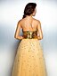 cheap Prom Dresses-A-Line Sparkle &amp; Shine Dress Prom Formal Evening Floor Length Sleeveless Sweetheart Tulle with Sequin 2023