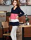 voordelige Zwangerschapsjurken-Dames A-lijn jurk Lange mouw Kleurenblok Lente Herfst Eenvoudig Blauw Roze M L XL XXL / Mini