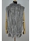 cheap Women&#039;s Fur &amp; Faux Fur Coats-Women&#039;s Solid Colored Rabbit Fur / Raccoon Fur Black / Gray / Yellow L / XL / XXL