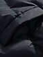 abordables Vêtements d&#039;Extérieur Homme-Homme Décontracté / Grandes Tailles Couleur Pleine Grandes Tailles Normal Rembourré / Veste, Polyester Manches Longues Hiver Capuche Bleu marine XL / XXL / XXXL