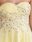 cheap Prom Dresses-Sheath / Column Open Back Pastel Colors Beaded &amp; Sequin Prom Formal Evening Dress Sweetheart Neckline Sleeveless Floor Length Chiffon with Criss Cross Ruched Beading 2020