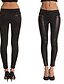 cheap Plus Size Bottoms-Women&#039;s Skinny Business Maternity Pants Daily Micro-elastic Solid Colored PU Skinny Black S M L XL XXL / Sexy