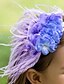 Недорогие Capacete de Casamento-Feather Flowers Headpiece