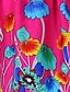 Недорогие Платья-Девушки &#039; Без рукавов Цветочный принт 3D печатная графика Платья Платье Лето