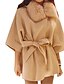 cheap Women&#039;s Outerwear-ER Women&#039;s Long Sleeve Casual Solid Colored Coat