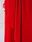cheap Prom Dresses-Sheath / Column Minimalist Dress Wedding Guest Formal Evening Sweep / Brush Train Half Sleeve Off Shoulder Bridesmaid Dress Chiffon with Ruched Draping 2023
