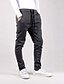 tanie Spodnie dresowe-Męskie Aktywny Szczupła Spodnie dresowe Spodnie Solidne kolory Pełna długość Sport Bawełna Czarny Ciemnoszary