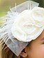 Недорогие Свадебный головной убор-Тюль и перо девушки цветка детский цветок головной убор