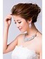 abordables Conjuntos de joyas-Mujer Cristal Boda Fiesta Ocasión especial Pedida Legierung Pendientes Collares