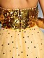 cheap Prom Dresses-A-Line Sparkle &amp; Shine Dress Prom Formal Evening Floor Length Sleeveless Sweetheart Tulle with Sequin 2023