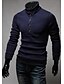 cheap Men&#039;s Tops-Men&#039;s Daily Classic &amp; Timeless Pure Color Solid Colored Long Sleeve Pullover Navy Blue / Wine / Light gray L / XL / XXL