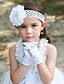 cheap Party Gloves-Cotton / Satin Wrist Length Glove Charm / Stylish / Flower Girl Gloves With Embroidery / Solid