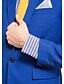 cheap Cufflinks-Pool Solid Colored Slim Fit Polyester Suit - Notch Slim Notch One-Button Single Breasted One-button