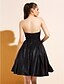 Χαμηλού Κόστους Φορέματα για Ειδικές Περιστάσεις-Βραδινή τουαλέτα / Εφαρμοστό &amp; Εμβαζέ Λαιμόκοψη V Μέχρι το γόνατο Ζέρσεϊ Μικρό Μαύρο Φόρεμα Κοκτέιλ Πάρτι Φόρεμα με Ζώνη / Κορδέλα / Τσέπη με TS Couture®