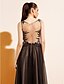 cheap Prom Dresses-Ball Gown Beautiful Back Sparkle &amp; Shine See Through Prom Formal Evening Black Tie Gala Dress Bateau Neck Sleeveless Floor Length Tulle with Sequin 2020
