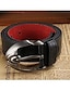 cheap Men&#039;s Belt-Men&#039;s Belt Faux Leather Belt Frame Buckle Black Brown Faux Leather Leather Active Fashion Work Tribal