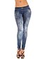 זול טייצים-בגדי ריקוד נשים יומי ג&#039;ינס Temel צועד - אחיד מותן בינוני כחול מידה אחת / רזה