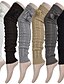 cheap Socks &amp; Tights-Women&#039;s Cotton Warm Stockings - Solid Colored Dark Gray White Brown One-Size
