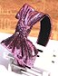 billige Hårtilbehør til kvinder-kvinders fantastiske bløde pu håndlavede bue bred hovedbøjle