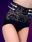 cheap Panties-Women&#039;s Lace Shaping Panty Jacquard Black One-Size
