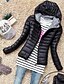 cheap Women&#039;s Puffer&amp;Parka-Women&#039;s Casual Chic &amp; Modern / Fashion Modern Style Solid Colored Coat, Organic Cotton / Feather Long Sleeve Winter Hooded Black / Red / Green